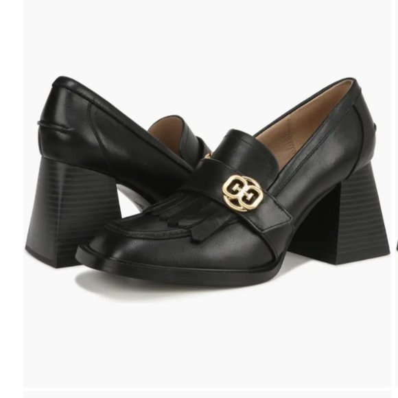 Sam Edelman Quinly Kiltie Block Heel Loafer in Bla MSRP$190 2024's Most Beloved - Picture 14 of 16